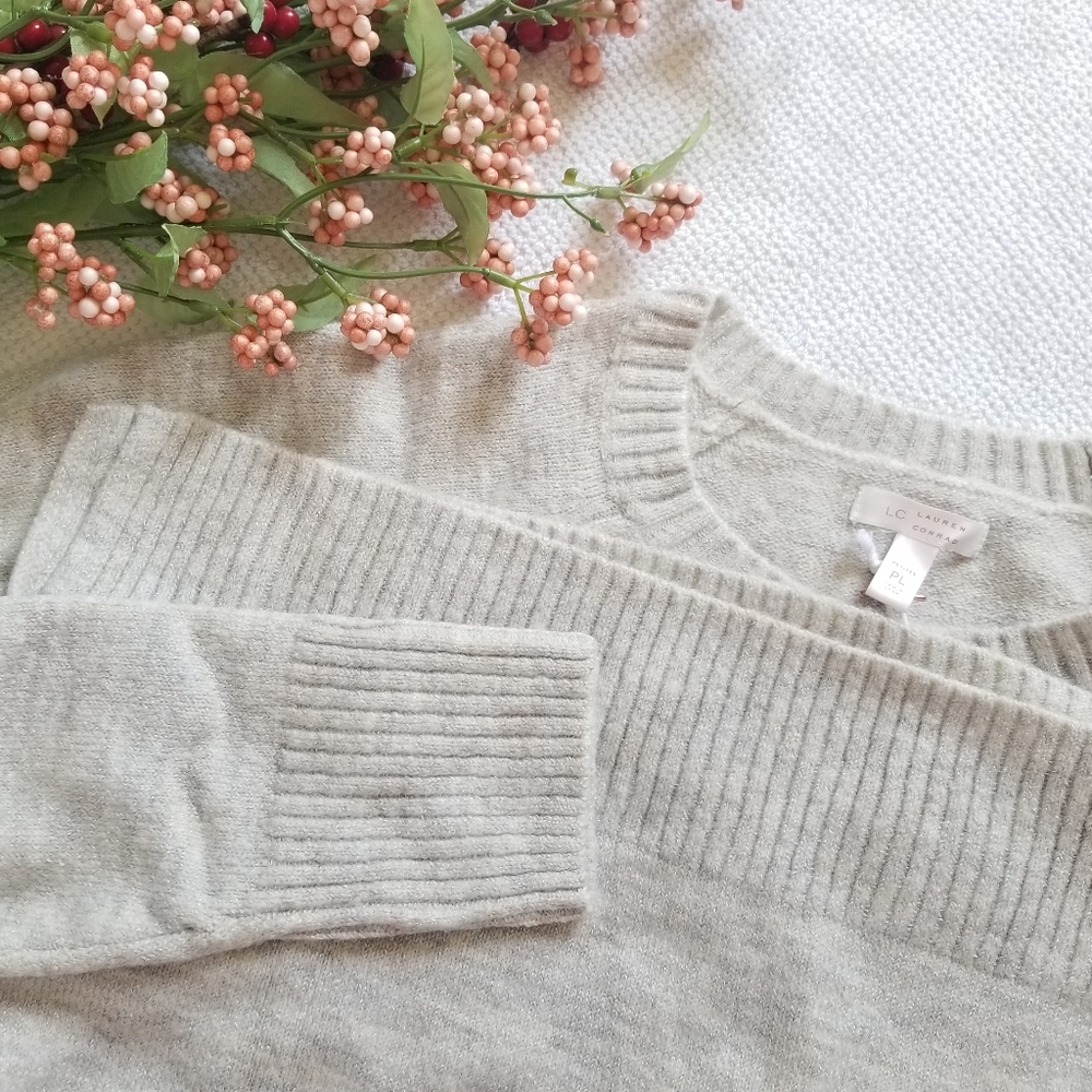 🍒NWT🍒 LAUREN CONRAD SUPER SOFT CACTI SWEATER - Picture 4 of 5